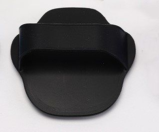 Massage Cleaning Silicone Multifunctional Pet Bath Brush (Color: black)