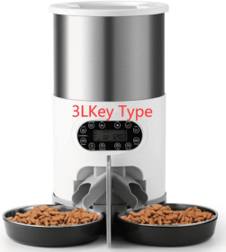 Automatic chqiue pet feeder (Option: 3LKey Type-US)