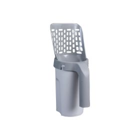 New Portable Cat Litter Scoop Plastic Integrated Combination (Option: A Gray-Boxed)