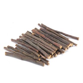 Drying Bunny My Neighbor Totoro Hamster Snacks Branch Chewing Toy (Option: Wood color-100g)