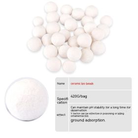 Fish Tank Filter Material Drip Box (Option: 420g-Ceramic Biological Beads)