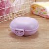 1pcs Convenient Black Soap Box Portable Soap Box Travel Hiking Holder Container Soap Box Plastic Soap Box Dispenser Soap Rack