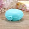 1pcs Convenient Black Soap Box Portable Soap Box Travel Hiking Holder Container Soap Box Plastic Soap Box Dispenser Soap Rack